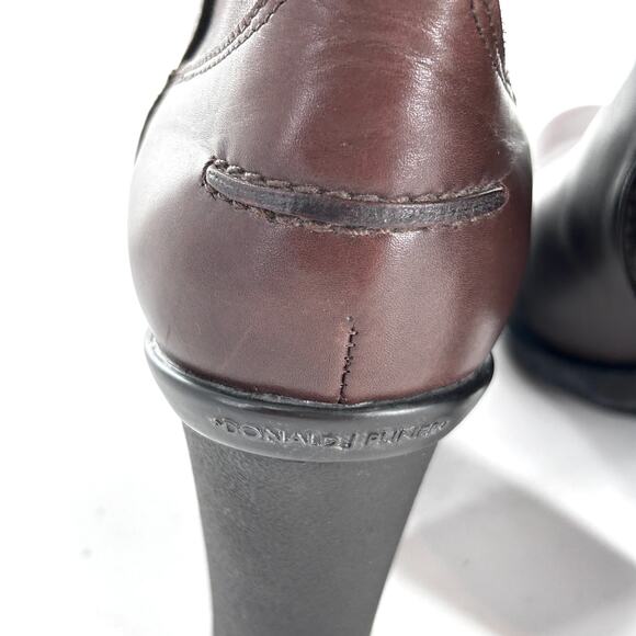 Donald J. Pliner Dark Brown Ankle Booties - Picture 7 of 8